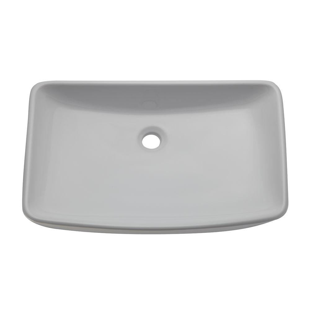 Classically Redefined Vessel Sink In White