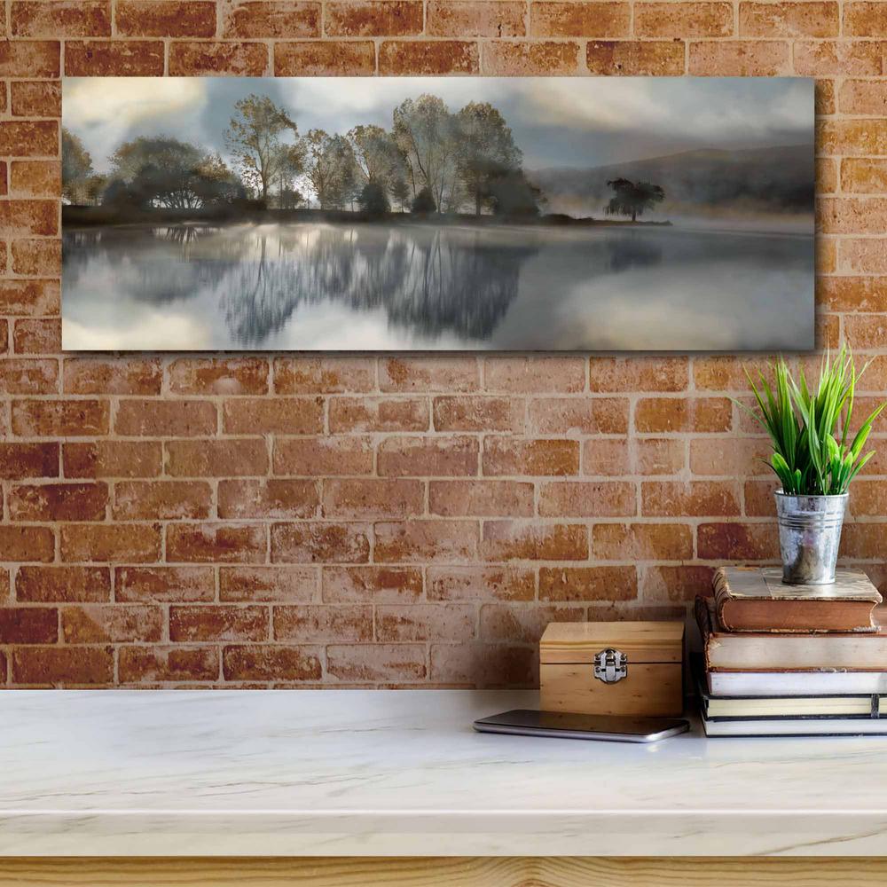 Courtside Market Serenity At The Lake Gallery Wrapped Canvas Nature Wall Art 30 In X 12 In Web Gbs252 12x30 The Home Depot