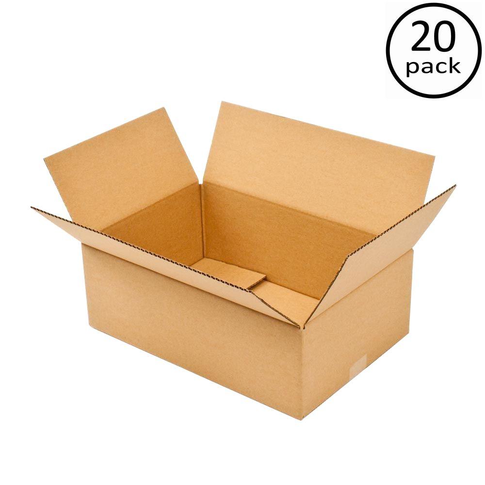 Plain Brown Box 24 in. x 12 in. x 6 in. 20 Moving Box BundlePRA0126B