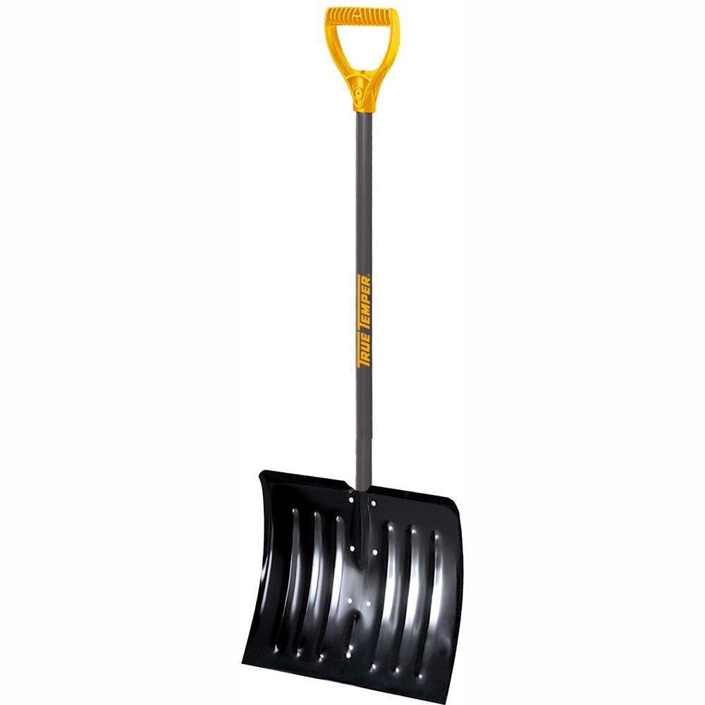 True Temper 18 in. Steel Snow Shovel-1640700 - The Home Depot