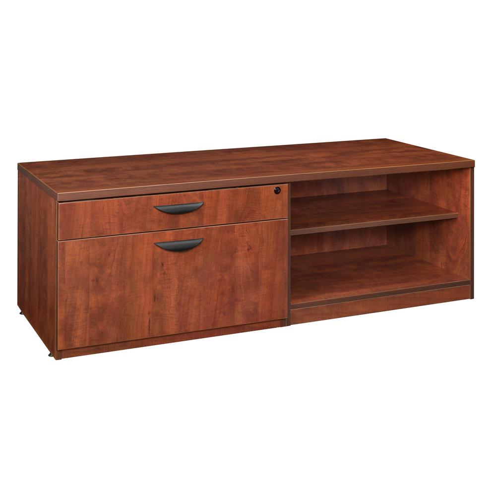 Regency Legacy Cherry Lateral Open Shelf Low Credenza