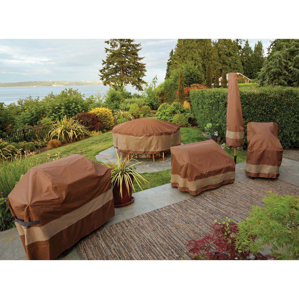 Duck Covers Ultimate 34 In W X 36 In D X 36 In H Adirondack Patio Chair Cover Uch343636 The Home Depot