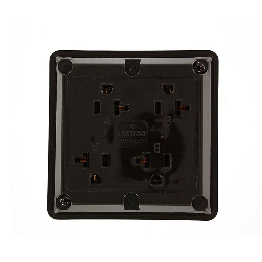 Quadplex Electrical Outlets & Receptacles Wiring Devices & Light