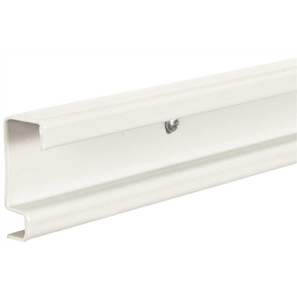 White Wire Closet Shelves The Home Depot White Hang Track For Wire Shelving