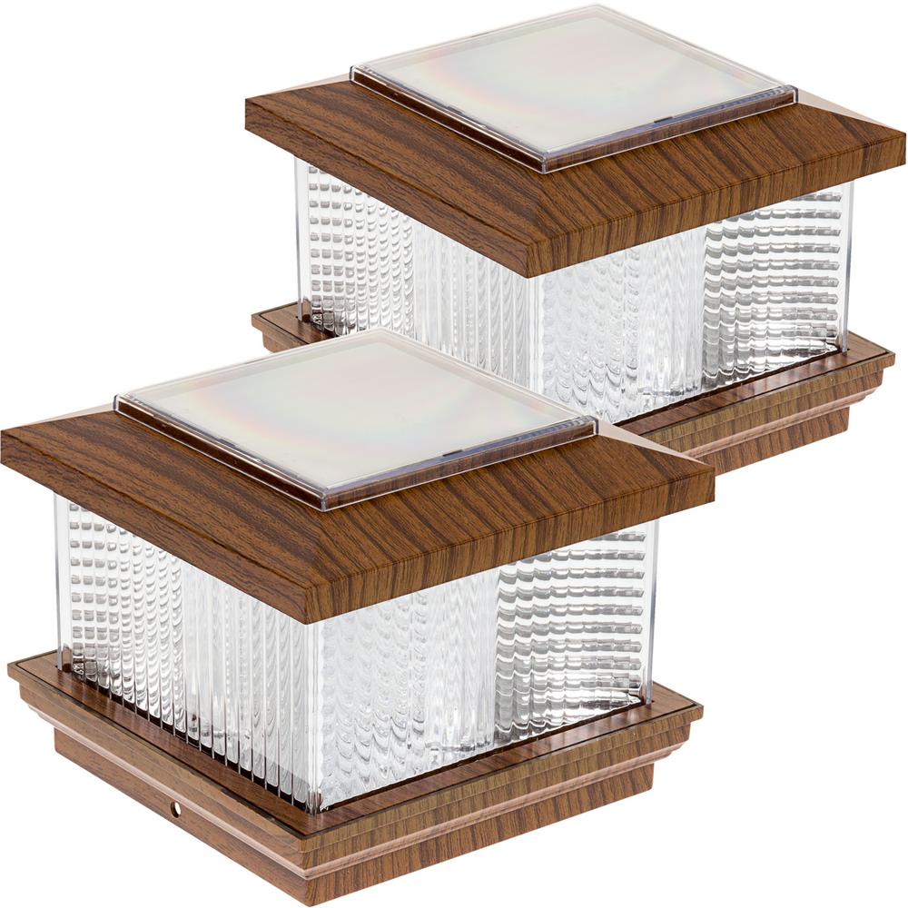 Brown Solar Outdoor Lighting The Home Depot 5