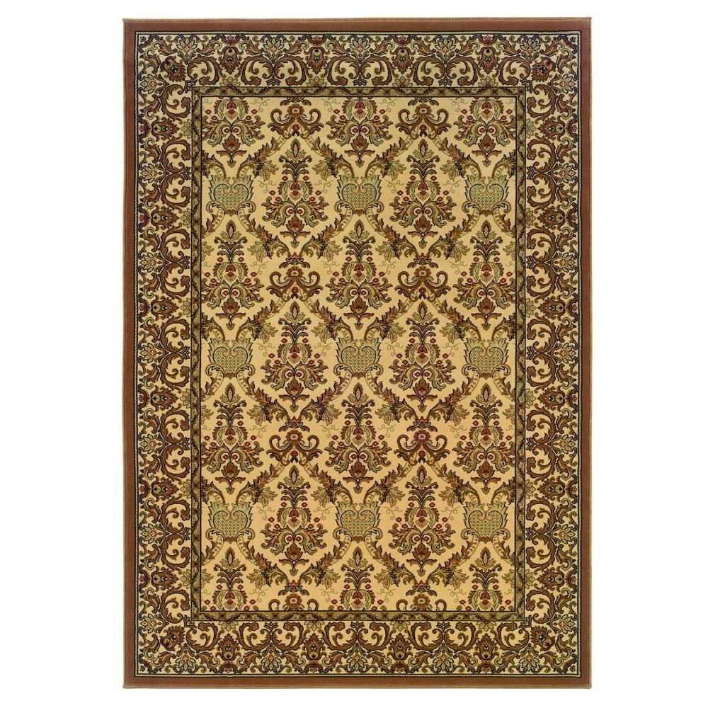 Natco Kurdamir Elegante Ivory 5 Ft X 8 Area Rug 5614 14 60me Natco Kurdamir Elegante Ivory 5 Ft X 8 Area Rug