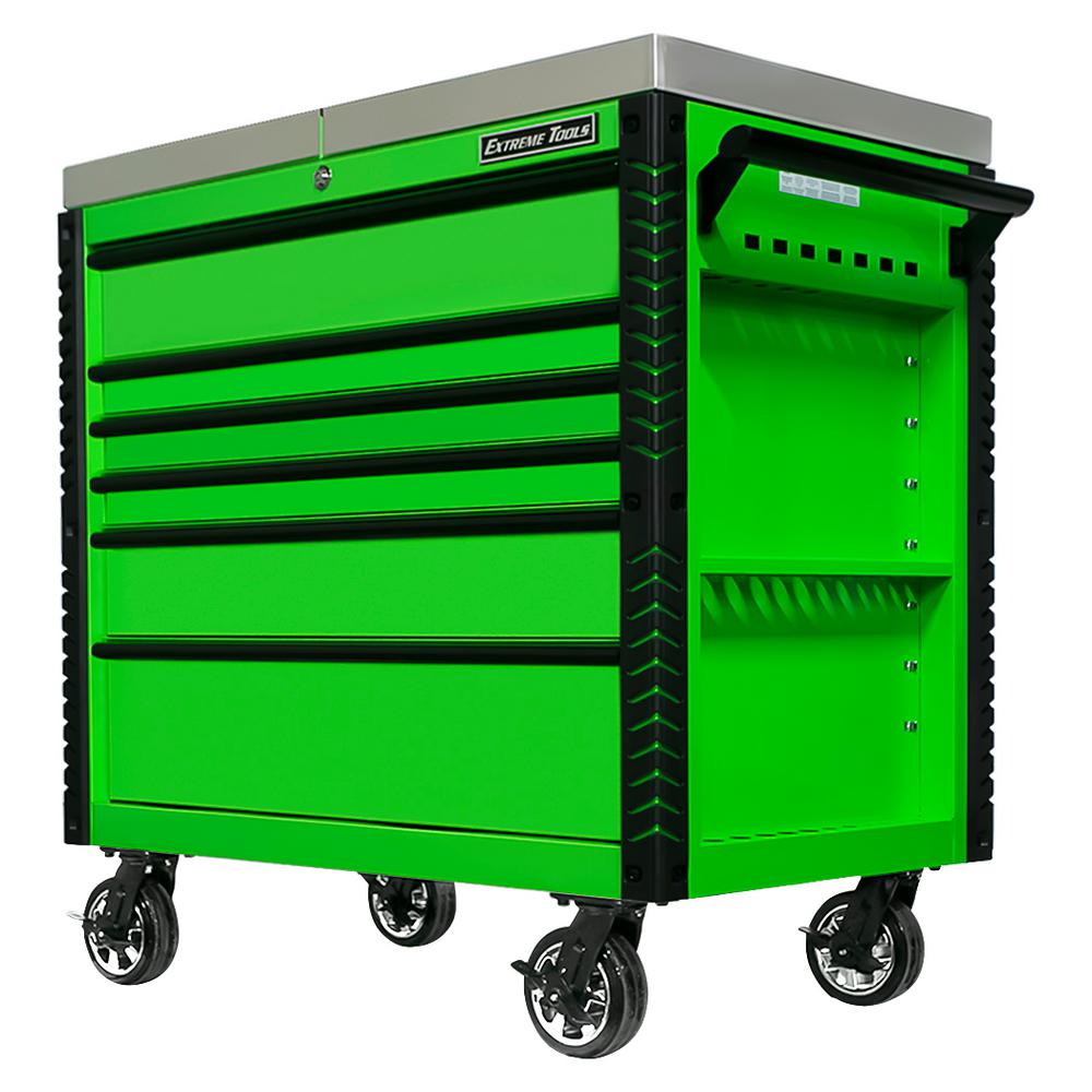 Extreme Tools Ex Professional 41 In 6 Drawer Tool Utility Cart