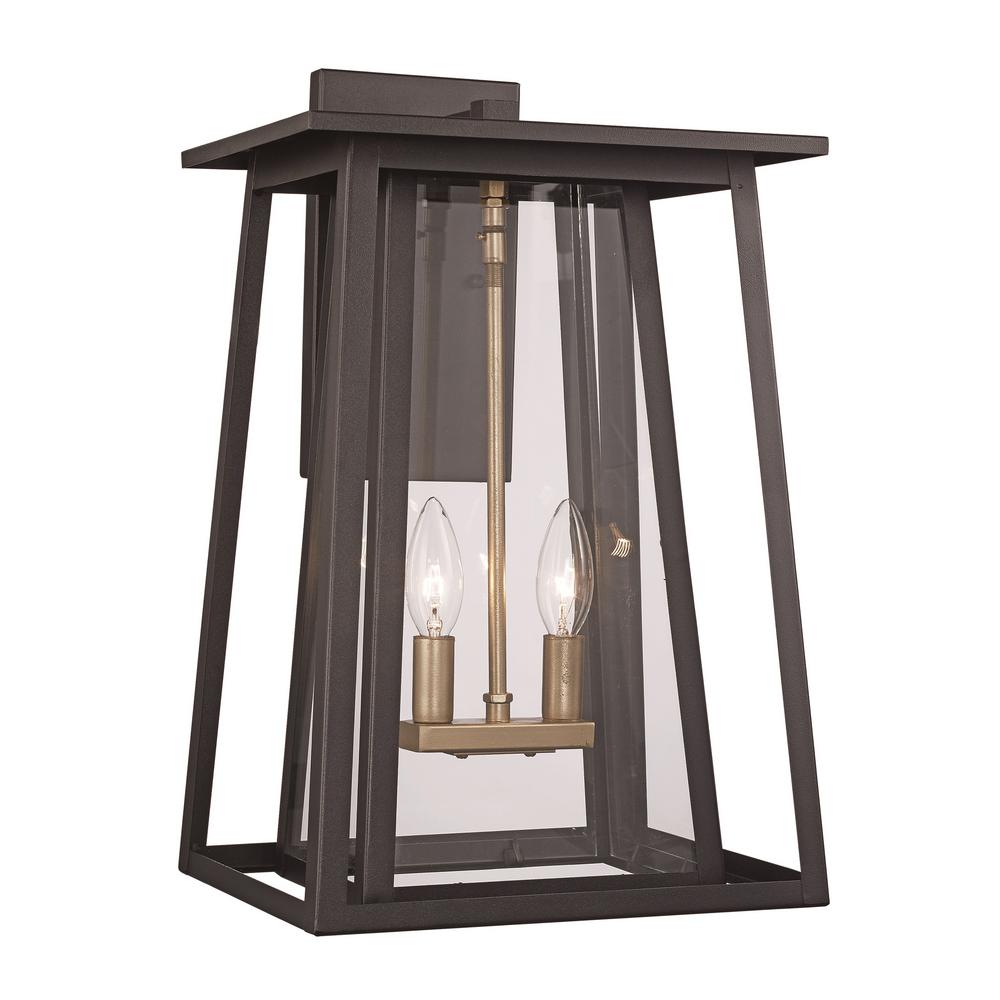 Bel Air Lighting 2 Light Black Outdoor Wall Lantern Sconce 50761 Bk 2 Light Black Outdoor Wall Lantern Sconce