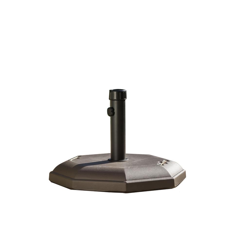 Noble House Josue 66 lbs. Concrete Patio Umbrella Base in Brown296185