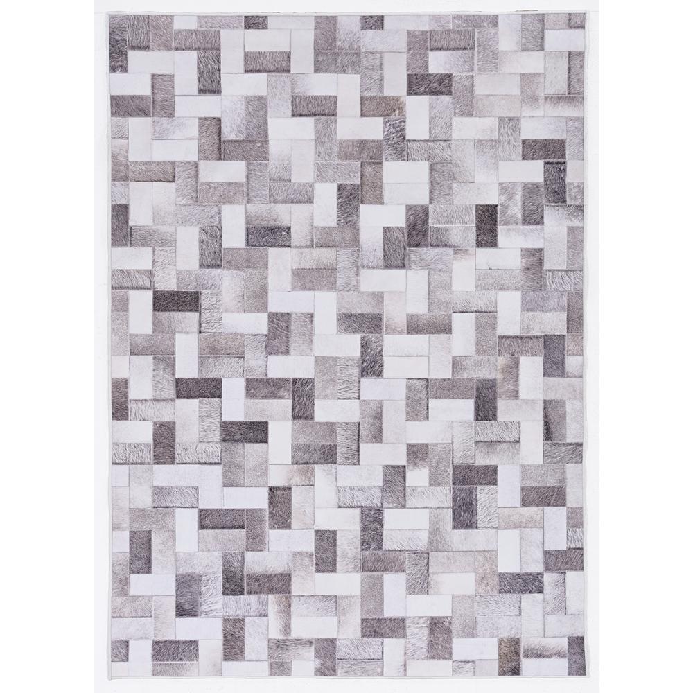 Linon Home Decor Austin Blanco Grey Ivory 6 7 X 9 7 Area Rug