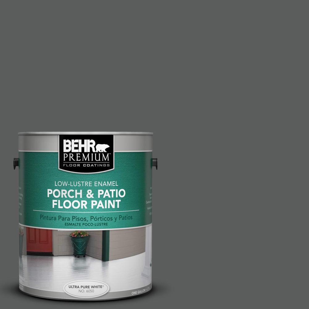 BEHR Premium 1 gal. N5206 Asphalt Gray LowLustre Interior/Exterior