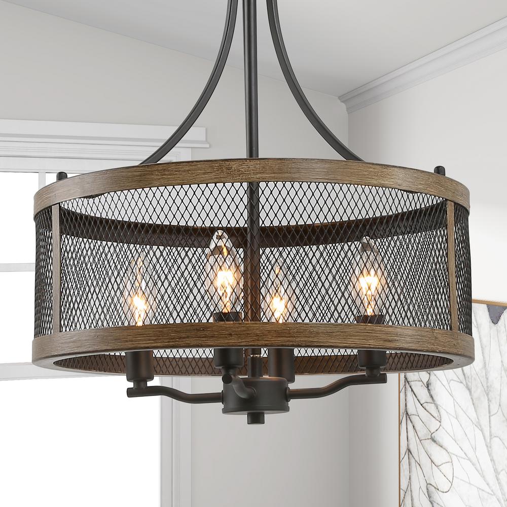 modern cage chandelier