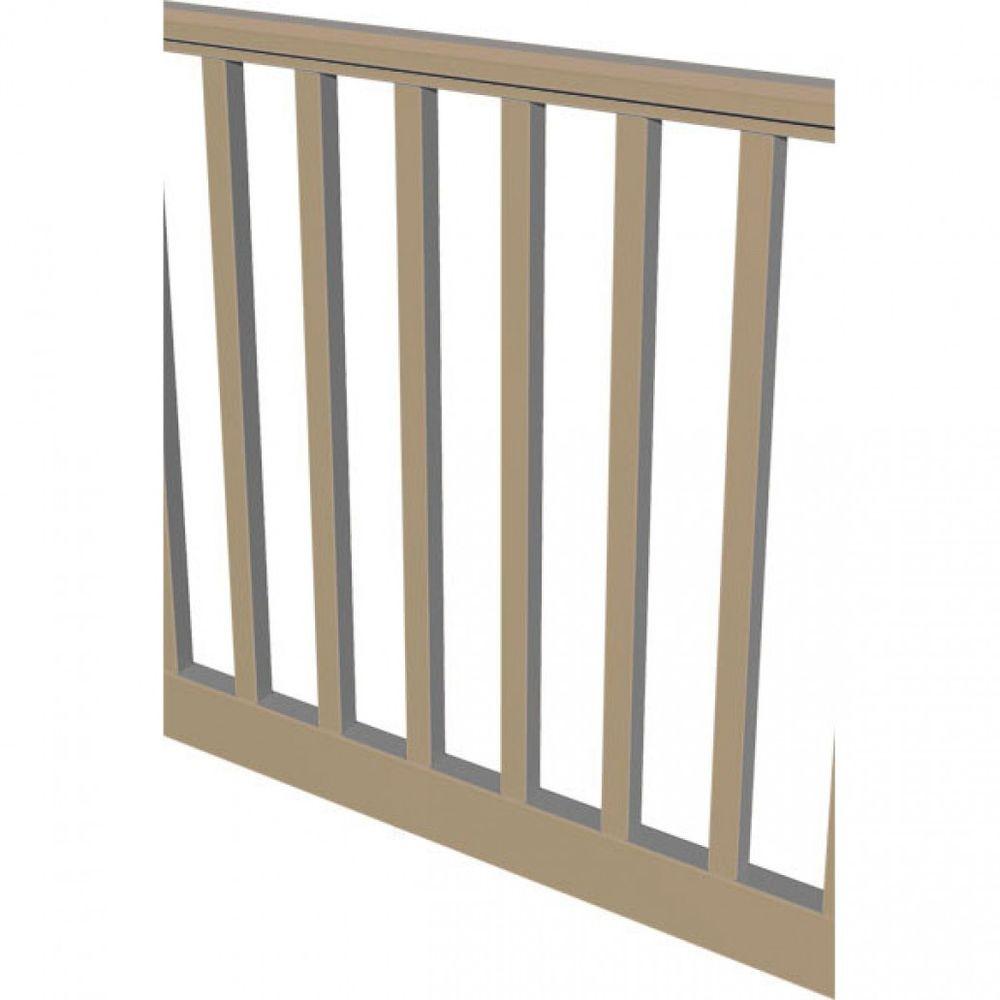 Veranda Premier 6 ft. x 36 in. White Vinyl Rail Kit with Square