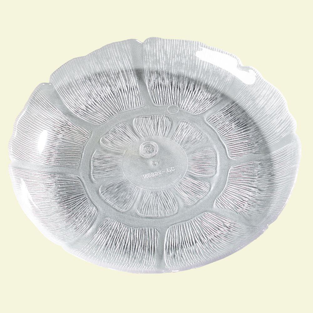 clear dessert plates