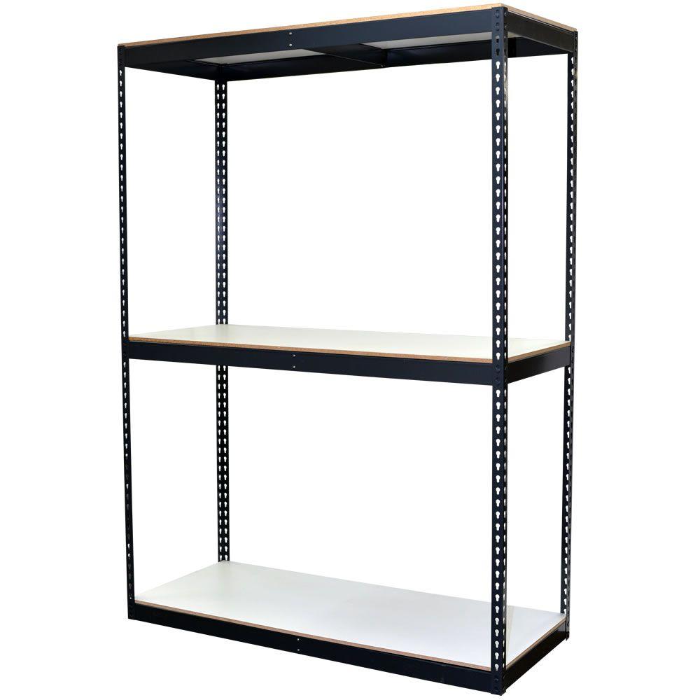 Storage Concepts 72 inch H x 60 inch W x 24 inch D 3-Shelf Bulk Storage Steel... by Storage Concepts