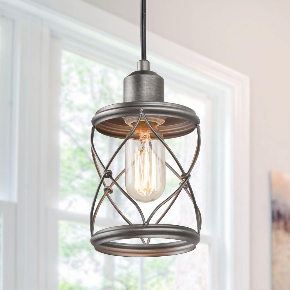 Lnc Modern Farmhouse 1 Light Mini Pendant With Dark Pewter Geometric Openwork Cage Design Shade A03475 The Home Depot - Modern Farmhouse Mini Pendant Lights Lnc Modern Farmhouse 1 Light Mini Pendant With Dark Pewter Geometric Openwork Cage Design Shade A03475 The Home Depot - Modern Farmhouse Mini Pendant Lights