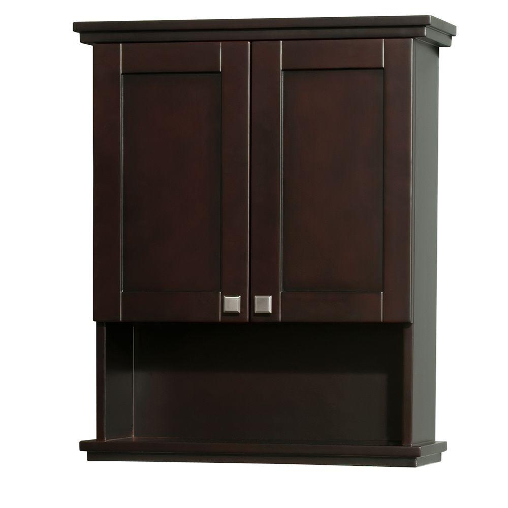 Espresso Wyndham Collection Bathroom Wall Cabinets Wcv8000wces 64 1000 