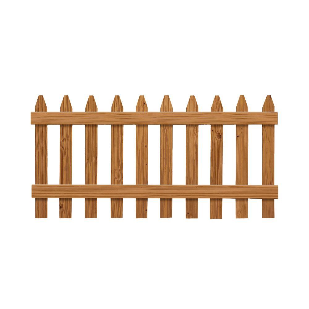 Outdoor Essentials 3 Ft X 6 Pressure Treated Cedar Tone Moulded Wood Fence Panel Outdoor Essentials 3 Ft X 6 Pressure Treated Cedar Tone Moulded Wood Fence Panel