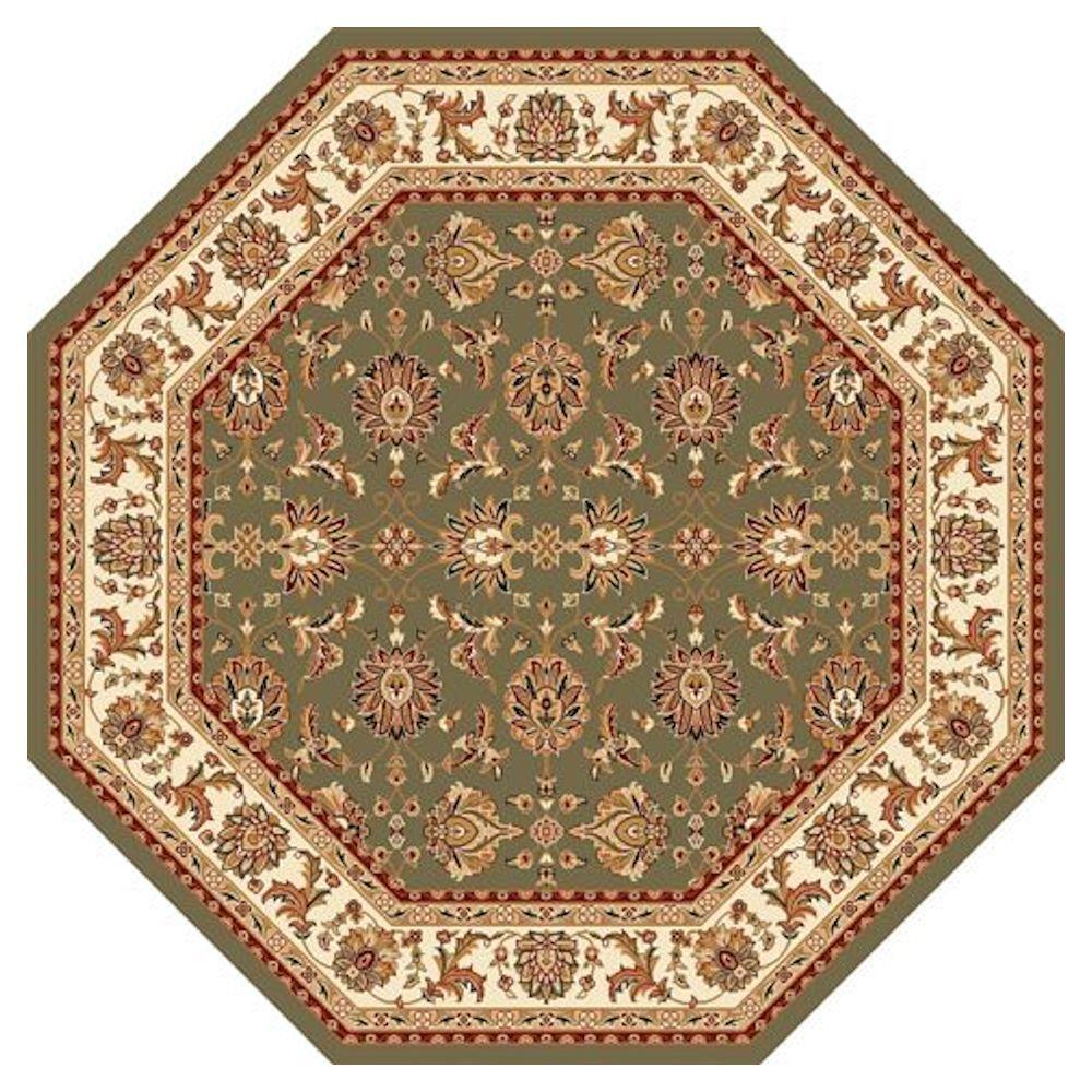 Round 7 And Larger Octagon Area Rugs The Home Depot Traditional