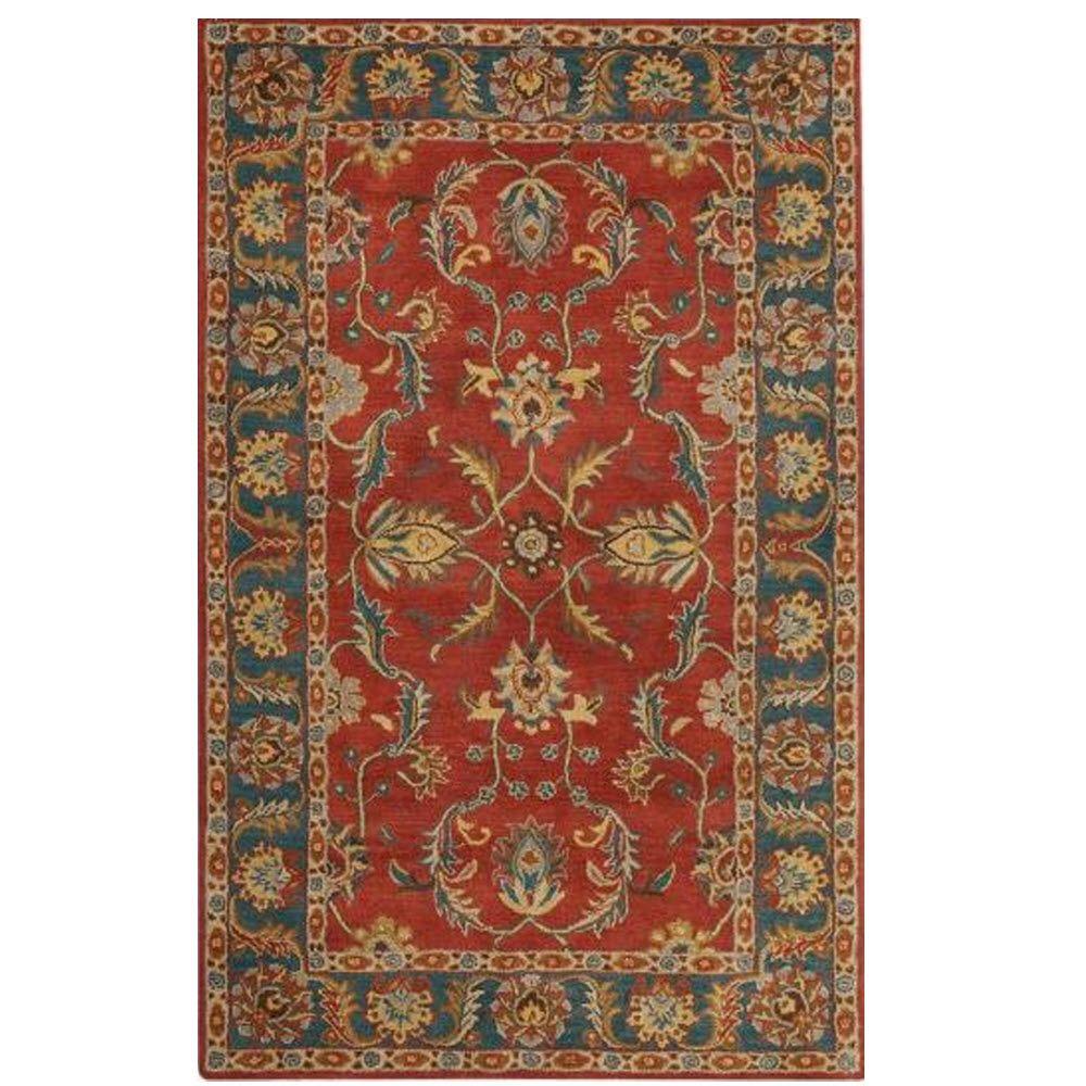 Home Decorators Collection Wool Blend Area Rugs Aristrocrat Rust Red 8 Ft X 10 Area Rug