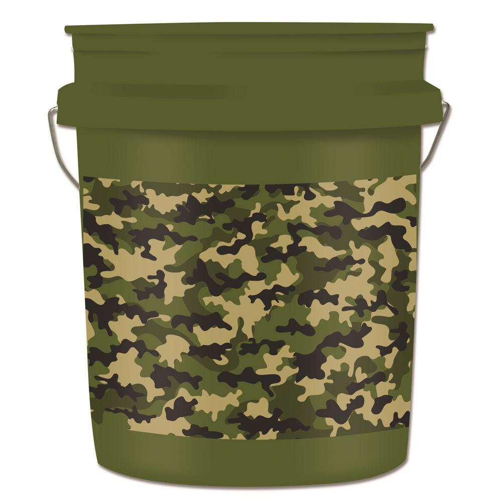 Leaktite 5 Gal. Camo Bucket-0488719 - The Home Depot