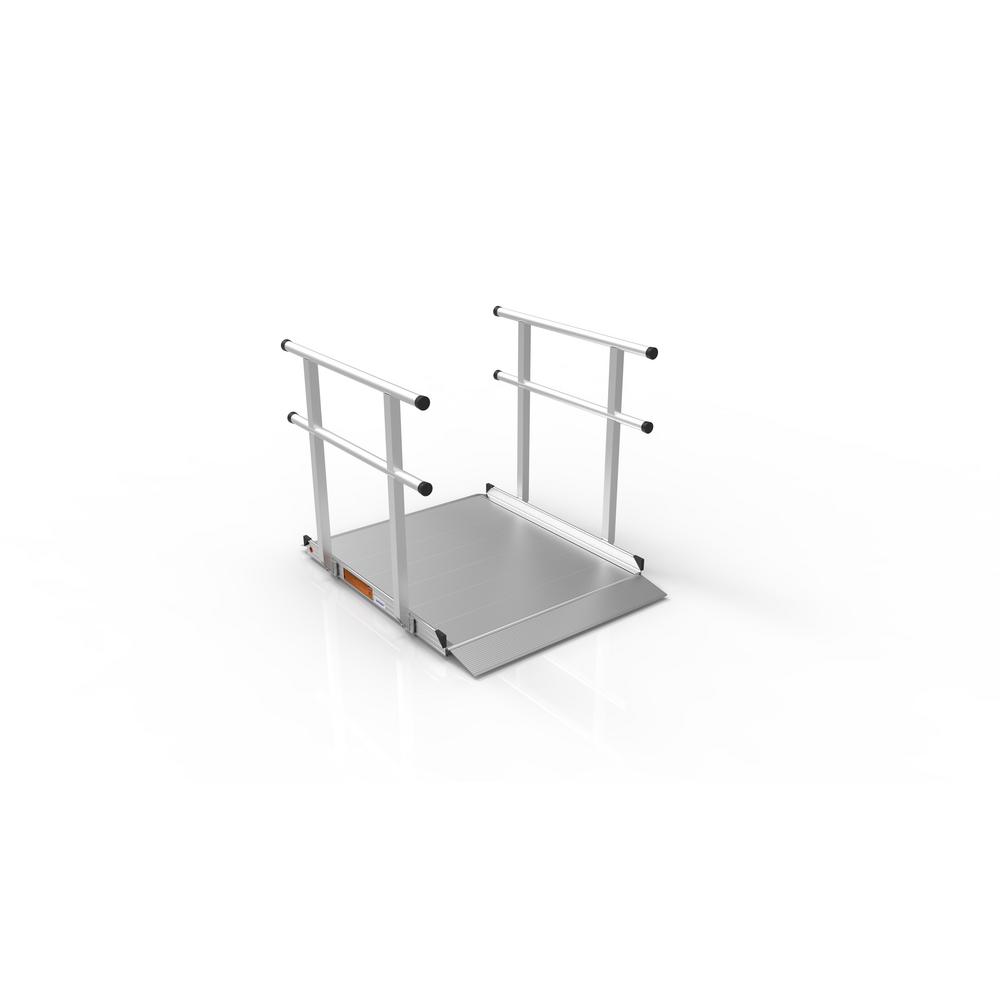 Ez Access Gateway 4 Ft Aluminum Portable Ramp With Handrails