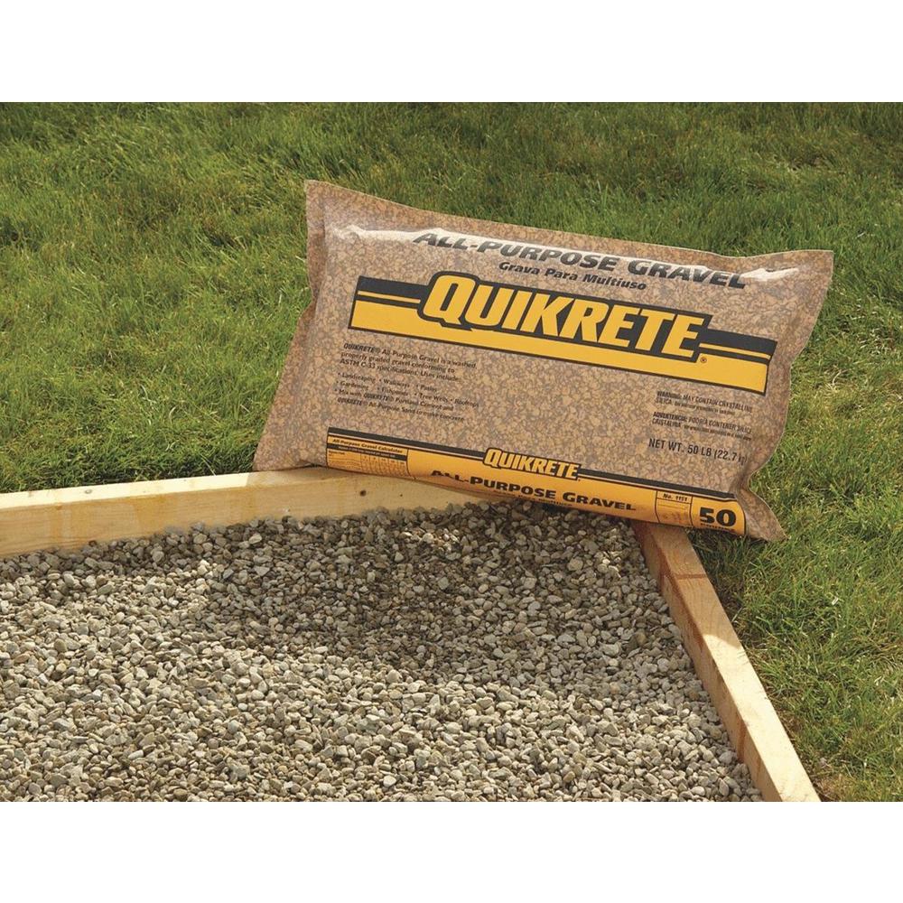 Quikrete 50 Lb All Purpose Gravel 115150 The Home Depot