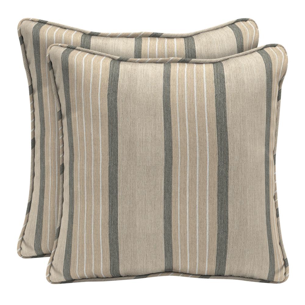 Home Decorators Collection Sunbrella Cove Pebble Square Outdoor
