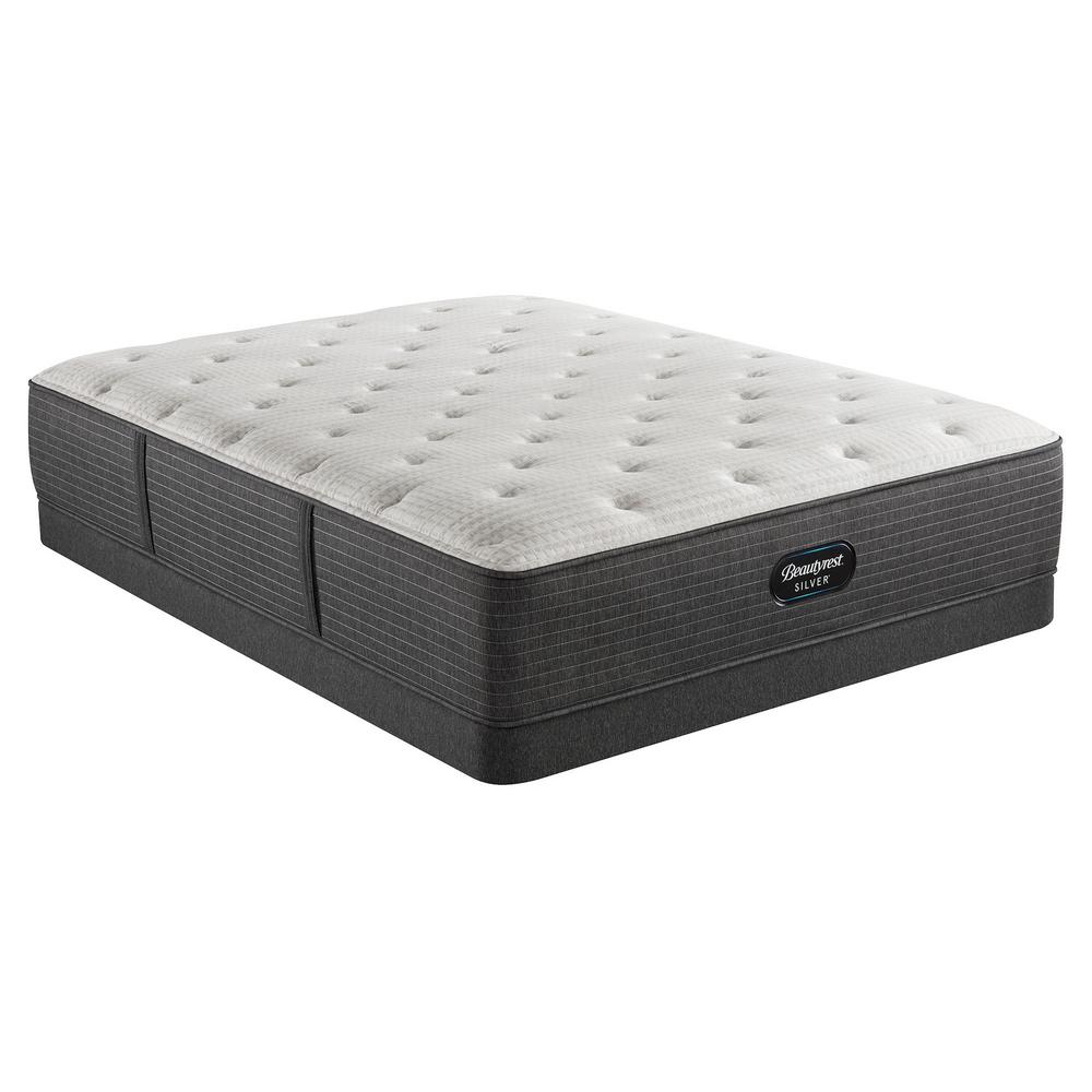 Sealy Hybrid Premium Silver Chill Queen 14 In Plush Mattress Beautyrest Silver Brs900 C Queen Plush Mattress With 6 In Box Spring