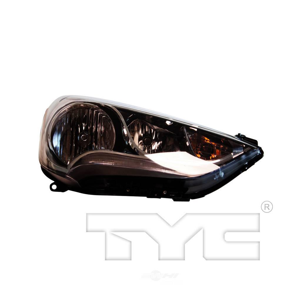 TYC Headlight Assembly 20122017 Hyundai Veloster 1.6L209333001 The Home Depot