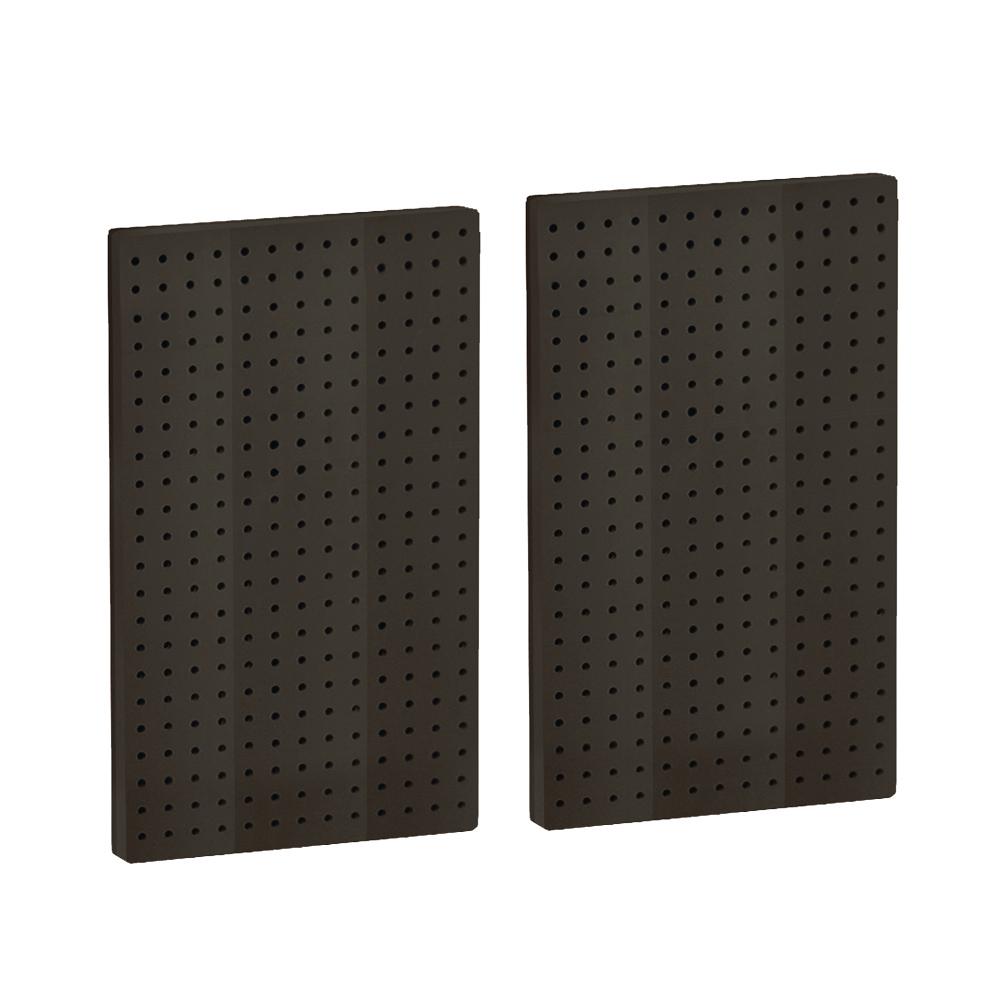 Unbranded 22 in H x 13.5 in W Pegboard Black Styrene One Sided Panel (2