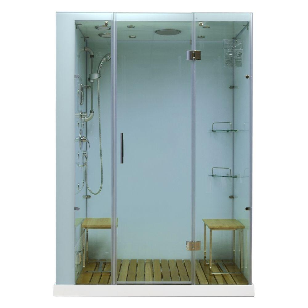 Steam Planet Orion 59 in. x 32 in. x 86 in. Steam Shower ...