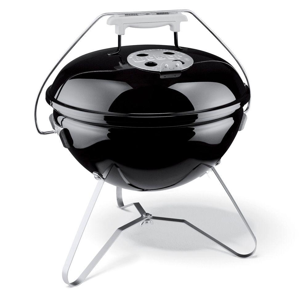 Weber Smokey Joe Premium Portable Charcoal Grill in Black by Weber