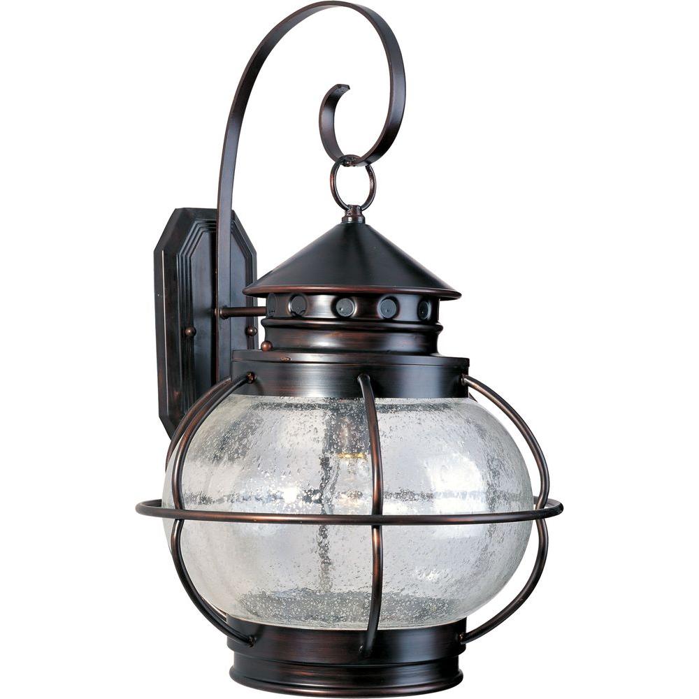 Maxim Lighting Portsmouth 1 Light Oil Rubbed Bronze Outdoor Wall Lantern Sconce Maxim Lighting Portsmouth 1 Light Oil Rubbed Bronze Outdoor Wall Lantern Sconce