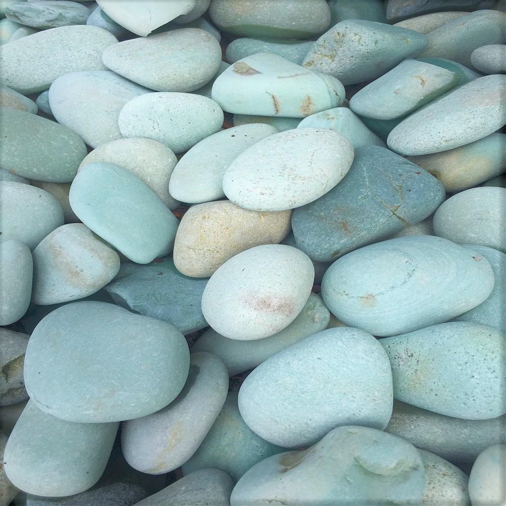 Rain Forest 0.25 cu. ft. 1 in 3 in. Tahiti Green Beach Pebbles