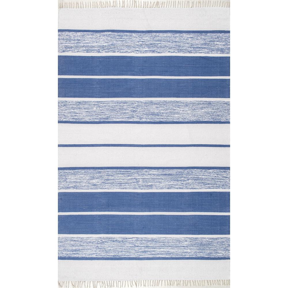 nuLOOM Darla Tassel Blue 6 ft. x 9 ft. Area RugJADL01A609 The Home