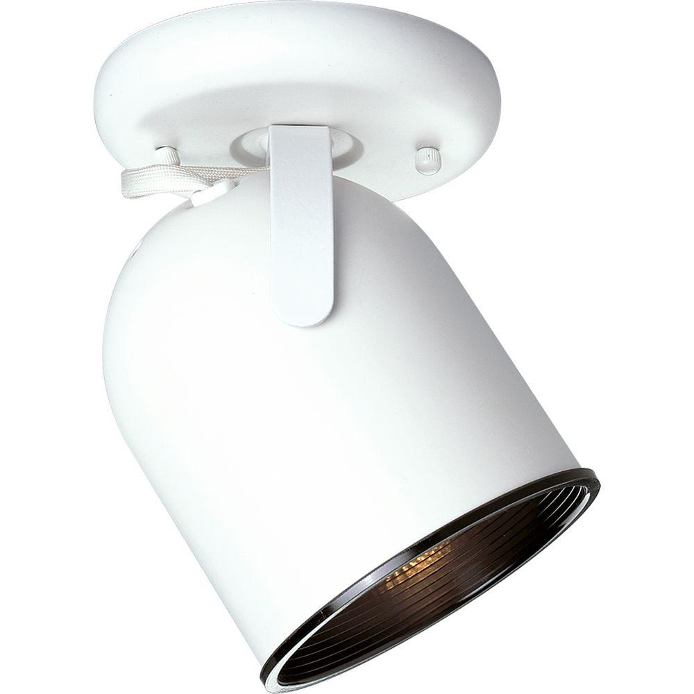 Progress Lighting 1 Light White Spotlight Fixture P6144 30 The