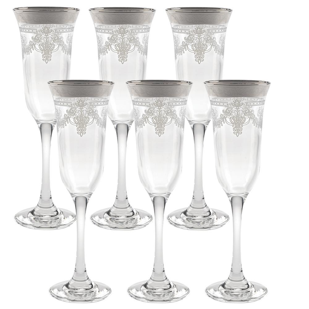 thick stemmed champagne glasses