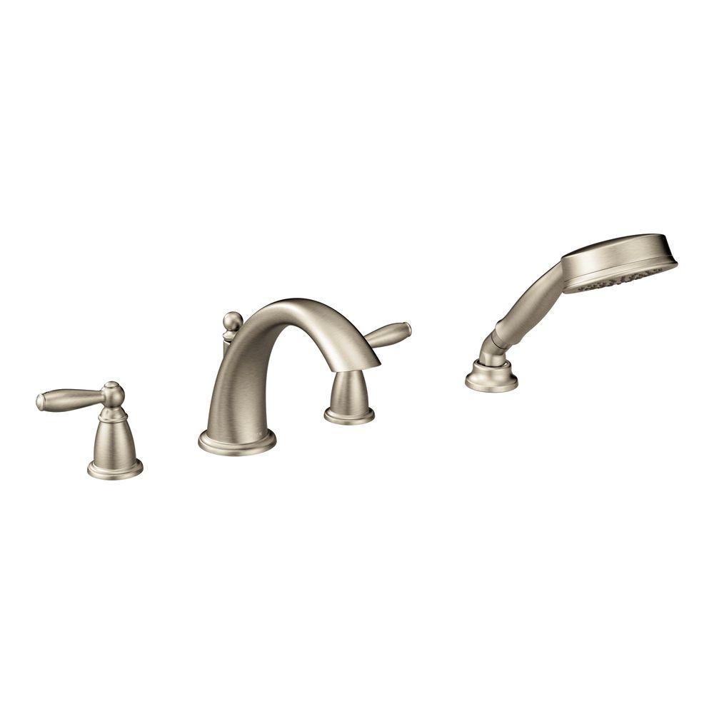 Moen Brantford 2 Handle Deck Mount Roman Tub Faucet Trim Kit With