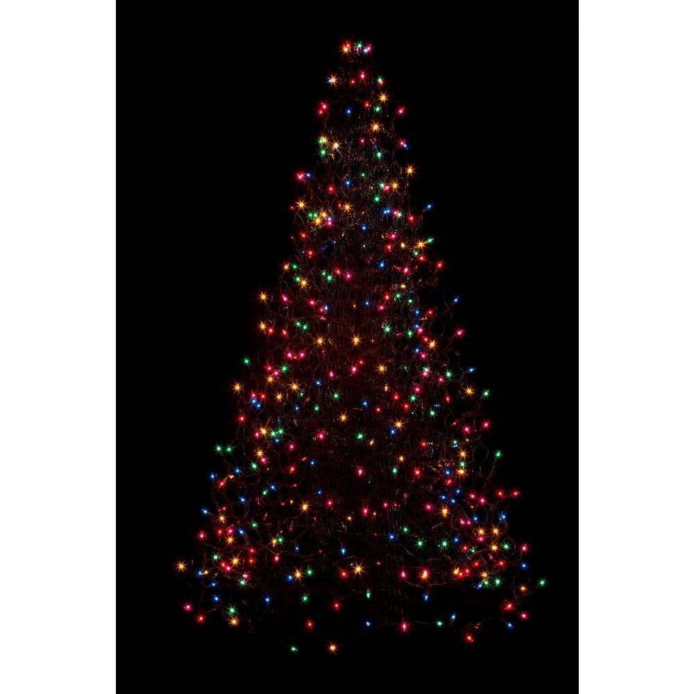 colored christmas tree lights