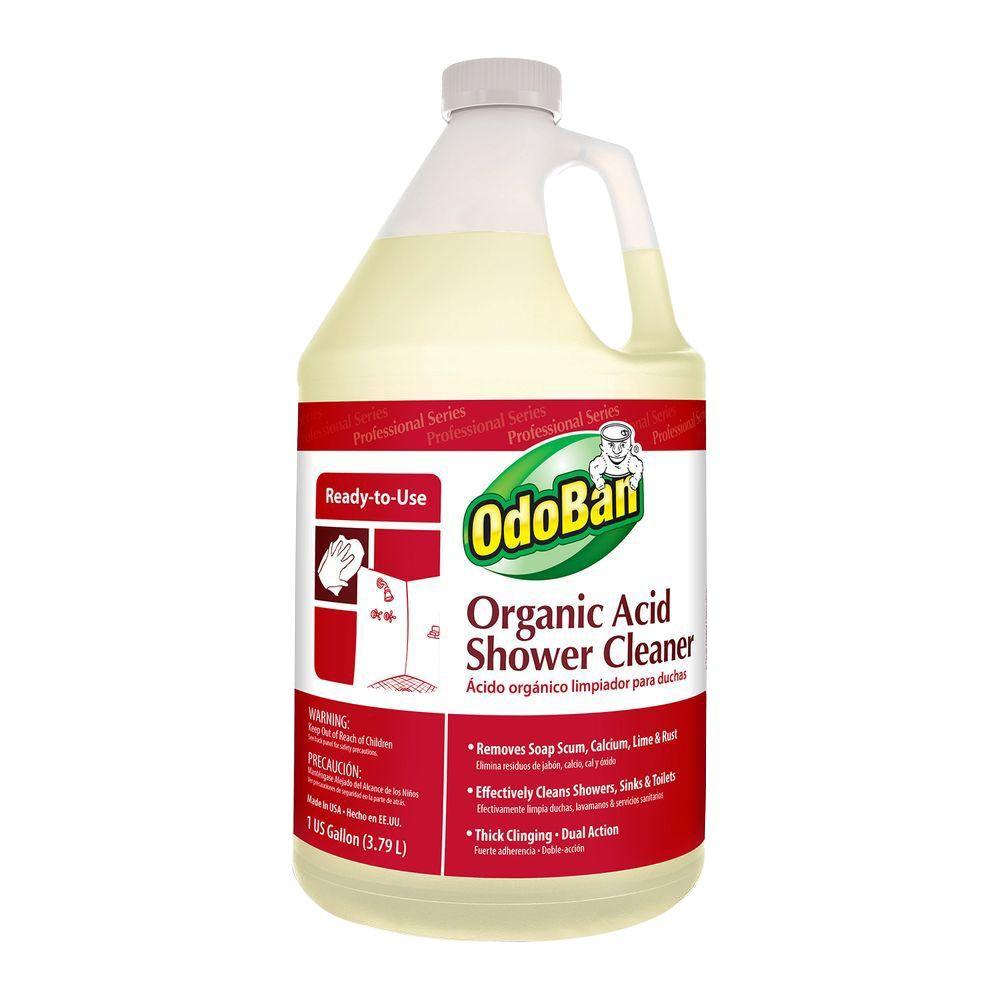 Unscented Bathroom Cleaners Cleaning Supplies The Home Depot Organic Acid Shower Cleaner