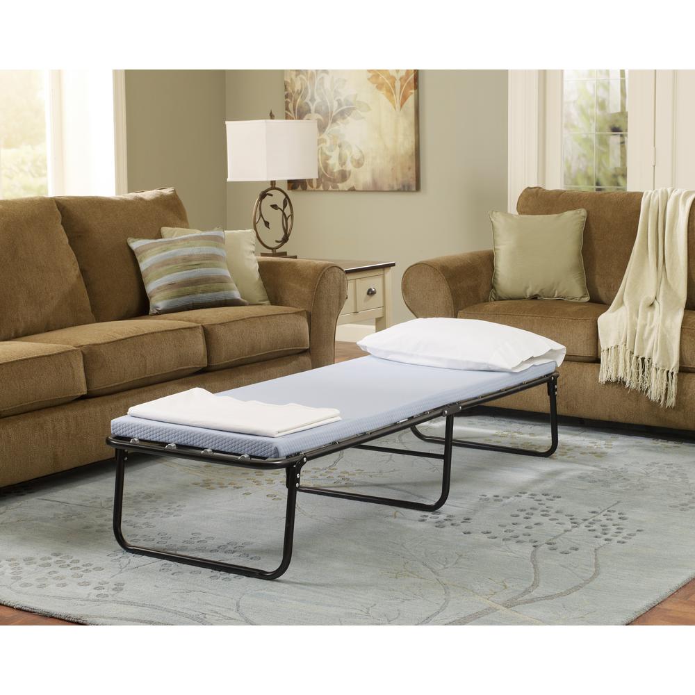 Simmons Beautysleep Foldaway Cot Single Steel Guest Bed Frame