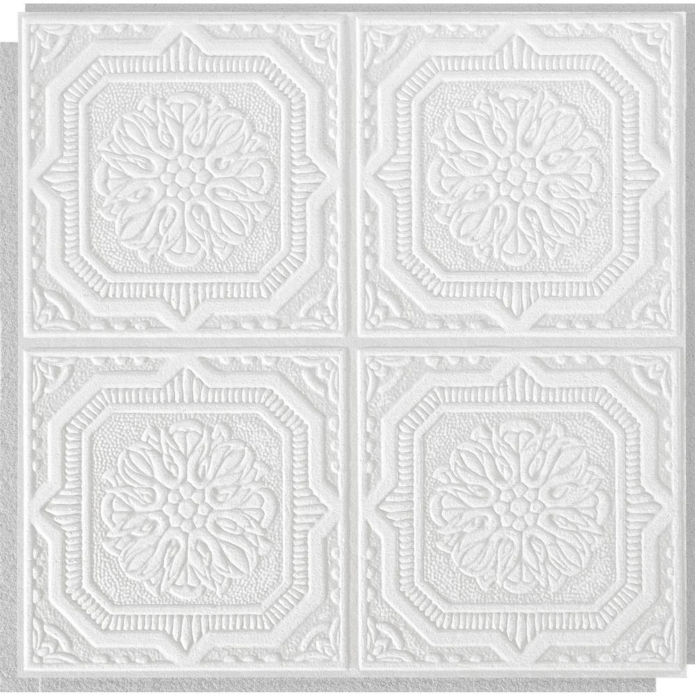 Armstrong Ceilings Wellington 1 Ft X 1 Ft Clip Up Or Glue Up Fiberboard Ceiling Tile In White 40 Sq Ft Case