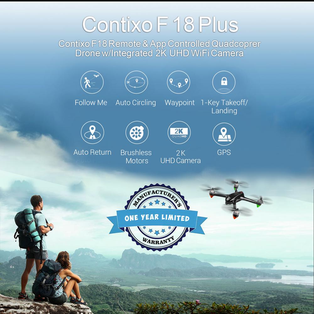 contixo f18 quadcopter drone