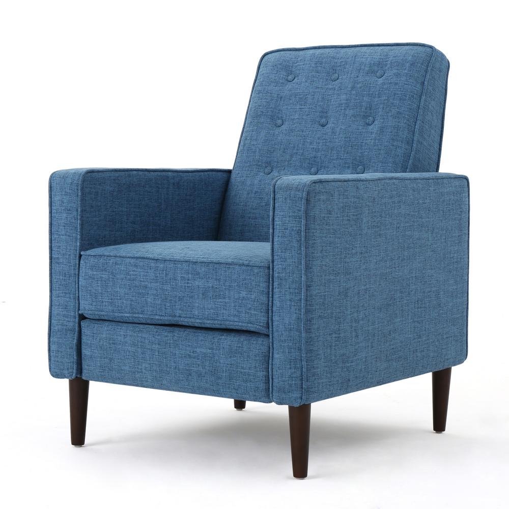 Noble House Deborah Muted Blue Fabric Mid Century Modern Recliner was $333.4 now $215.11 (35.0% off)