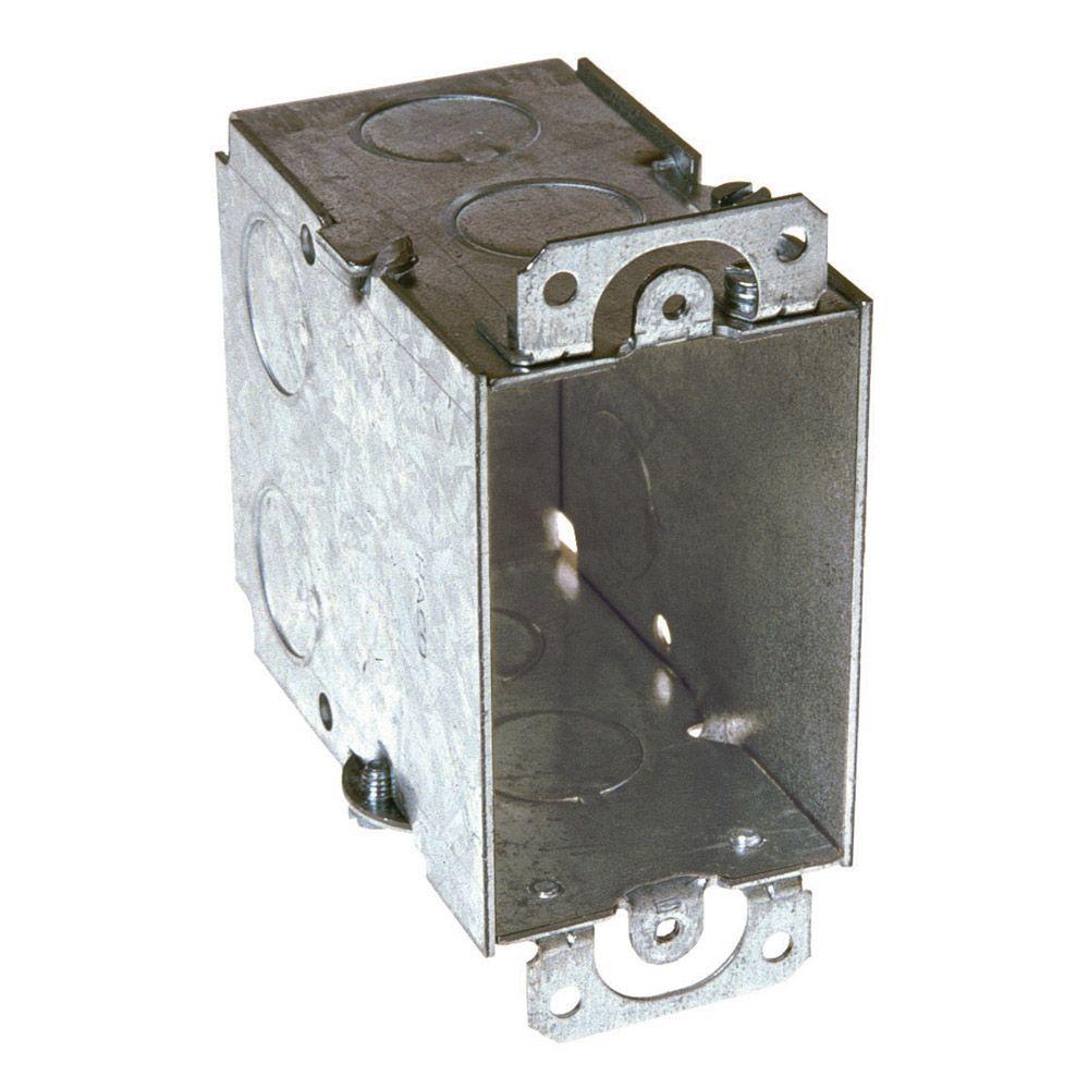 Raco 3 2 In Deep Gangable Switch Box With 1 2 In Ko U0026 39 S