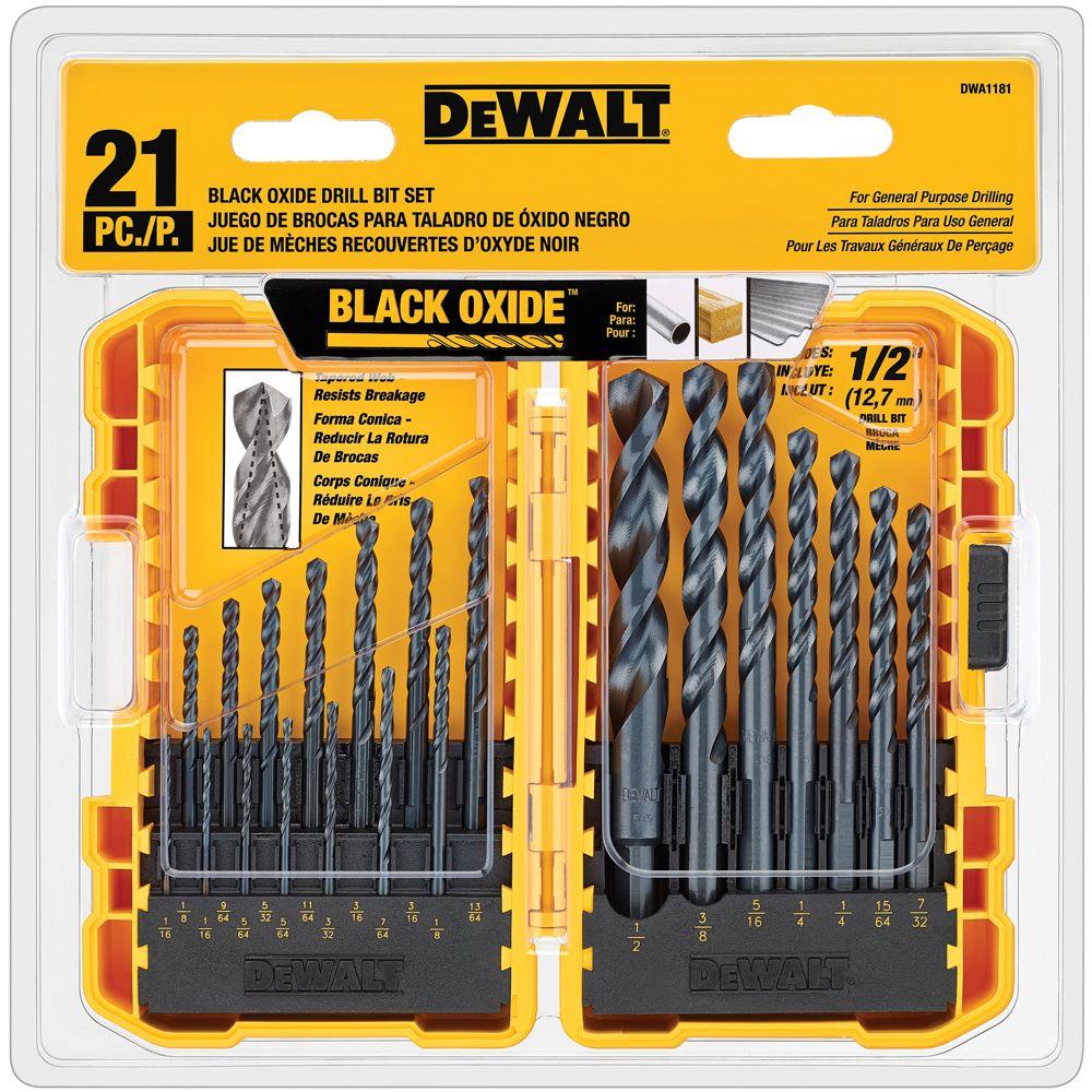 drill dewalt bit oxide bits depot twist