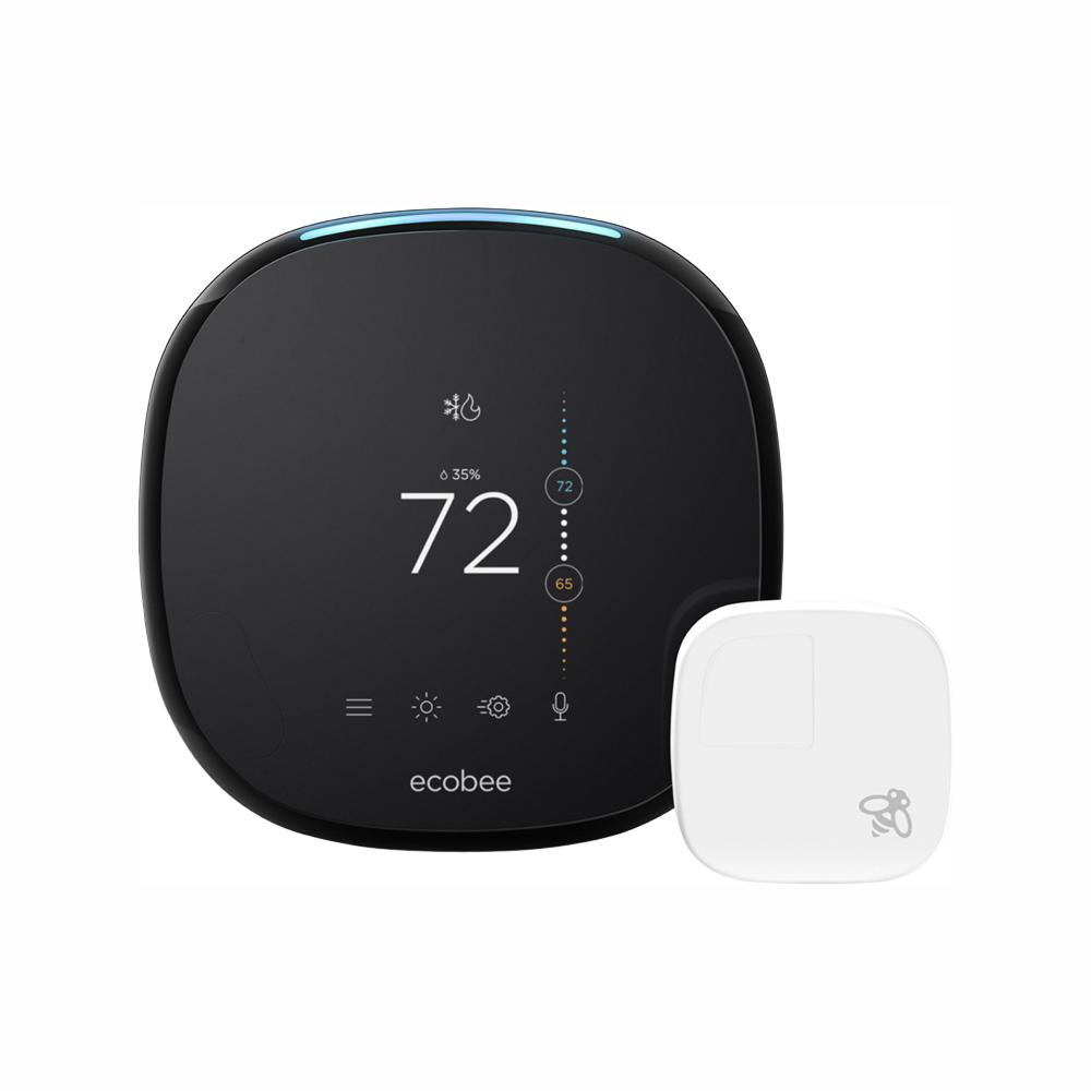Ecobee 4 Smart Thermostat With Room Sensor And Built-in Amazon Alexa-eb-state4-01