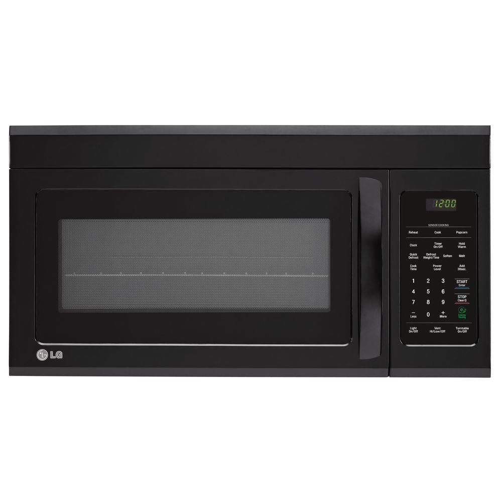 LG Electronics 1.8 cu. ft. Over the Range Microwave in Smooth Black