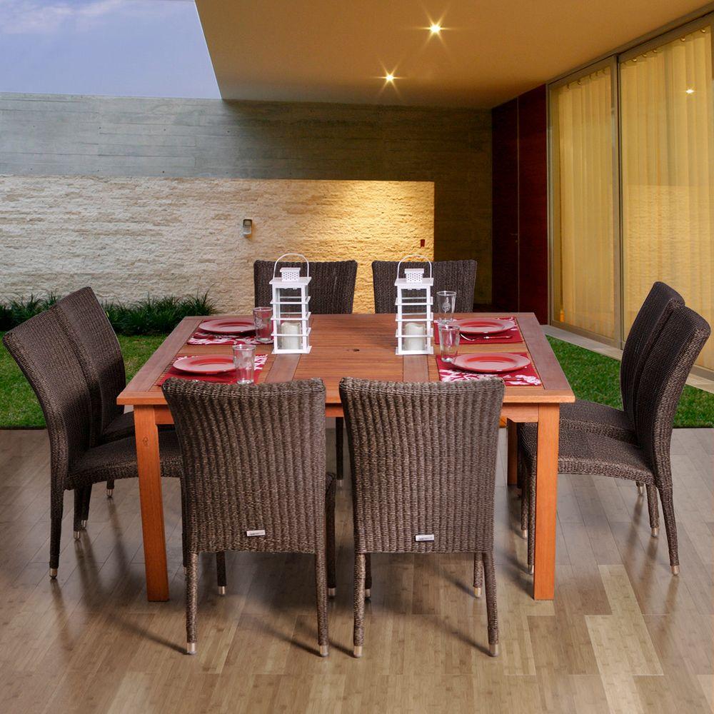 Amazonia Provence 9-Piece Patio Dining Set-PROVENCE SET - The Home Depot